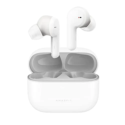Amazfit Powerbuds Pro - Kabellose Sportkopfhörer mit Noise Cancelling und Herzfrequenzüberwachung - Kopfhörer mit 30H Spielzeit und IP55 Wasserschutz, ideal für Sportler mit aktivem Noise Cancelling und Fitness-Tracking-Funktionen.