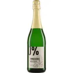 Vinnocence Mousseux alkoholfrei 0,75 Liter - Erfrischender alkoholfreier Mousseux mit feinen Perlen und floralen Aromen. Ideal als Aperitif oder zu leichten Gerichten – spritzig und vielseitig für jeden Anlass.