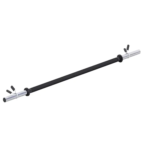 GORILLA SPORTS® Langhantelstange 130cm - Ideal für Fitness und Training - Kategorie: Langhanteln & Hantelstangen. Diese Aerobic Langhantelstange ist leicht (2 kg), mit gummierter Grifffläche und max. Belastbarkeit von 100 kg, perfekt für effektives Training.