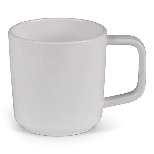 Kampa Melamin-Becher-Set, Frostweiß, 4 Stück