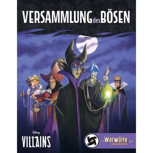 Disney Villains: Versammlung des Bösen - Kartenspiel, für 6-12 Spieler, 10+Jahre