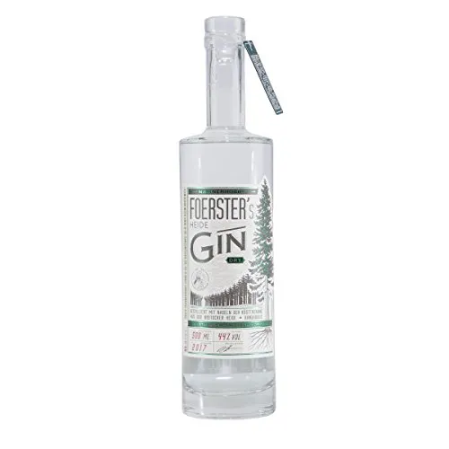 FOERSTERs Heide Gin | Handgemachter Premium-Gin - Premium-Gin mit frischem Küstentannenaroma, Wacholder und 11 weiteren Zutaten. Ideal pur oder als Gin Tonic, handwerklich hergestellt und individuell nummeriert.