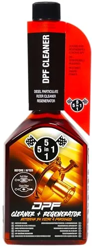 5in1 Partikelfilter Reiniger 687009 - Öle & Schmierstoffe, effektiver DPF Reiniger für Diesel und BiFuel Fahrzeuge, verbessert die Motorleistung und verlängert die Lebensdauer des Partikelfilters.