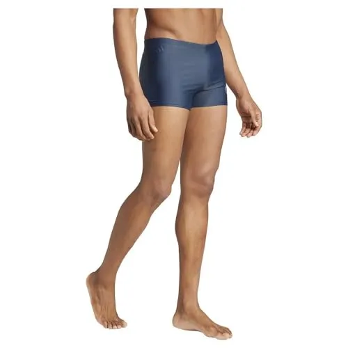adidas Herren Big Bars Swim Boxers, Aurora Ink/pink Spark, S - Herrenunterhosen mit elastischem Bund und innen liegendem Kordelzug, aus chlorresistentem Material für mehr Langlebigkeit und Komfort beim Schwimmen.