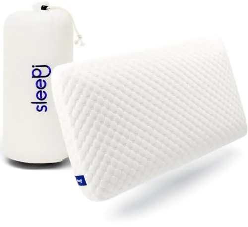 sleepi Comfort Orthopädisches Nackenstützkissen 70 x 40 x 13cm - Optimale Druckentlastung für Kopf, Nacken und Schultern, atmungsaktiver Memory Foam und plastikfreie Verpackung