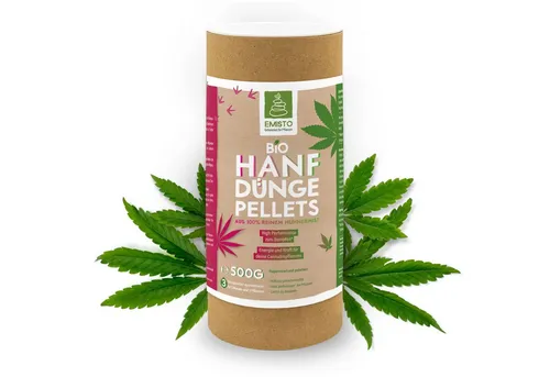 EMISTO Spezialdünger EMISTO BIO Cannabis Dünger • Organische Hanf Dünger Pellets • 500 Gr.