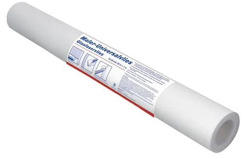 Decotric Maler-Universalvlies Glasfaservlies 25 m Großrolle - Werkzeuge für Malerarbeiten, ideal für eine effiziente Untergrundvorbereitung und sorgt für ein perfektes Finish.