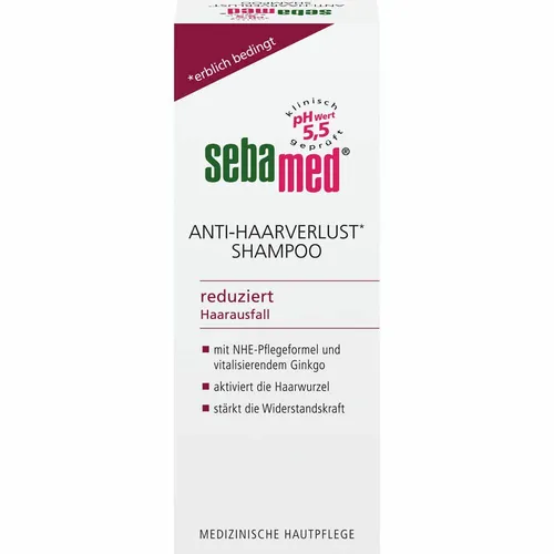 sebamed® Anti-Haarverlust Shampoo, 200 ml – Fördert gesundes Haarwachstum - Shampoos: Mit der NHE-Pflegeformel und Coffein regt dieses Shampoo die Durchblutung der Kopfhaut an und reduziert sichtbar Haarverlust für kräftiges, gesundes Haar.