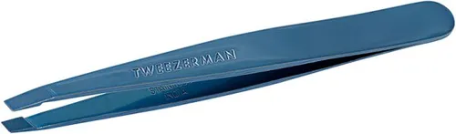 Tweezerman Slant Tweezer Bell Bottom Blue - Tweezerman Slant Tweezer für präzise Augenbrauenformung. Die 25° abgeschrägte Spitze sorgt für perfekte Kontrolle und Komfort bei der Haarentfernung.