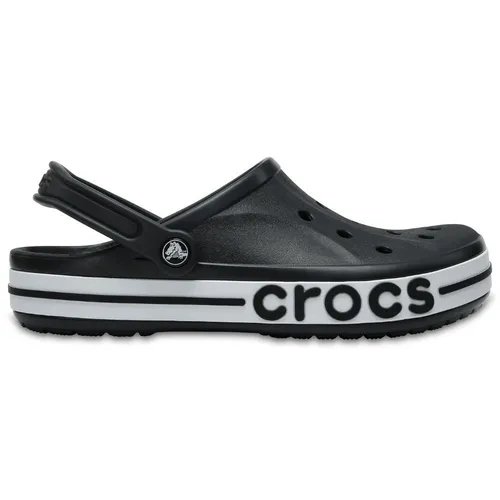 Crocs Unisex Adult Bayaband Clog, Black/White, 46/47 EU - Clogs für Damen, extrem leicht und wasserfreundlich, ideal für Entspannung und Stadtbummel mit legendärem Crocs-Komfort.