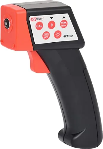 KS-Tools Schichtdickenmessgerät 150.3010 - Digitales Messgerät bis 1000 µm, ideal zur Aufdeckung von Unfallschäden und robustem Design