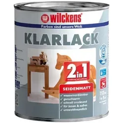 Klarlack 2in1 Seidenmatt 0,375l 12400000030 - Wilckens