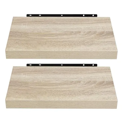 EUGAD Wandregal 2-tlg. - Modernes Holz Board in verschiedenen Farben - Wandregal aus MDF Holz, ideal für stylische Dekoration. Erhältlich in verschiedenen Größen und Farben, perfekt für jedes Zuhause.