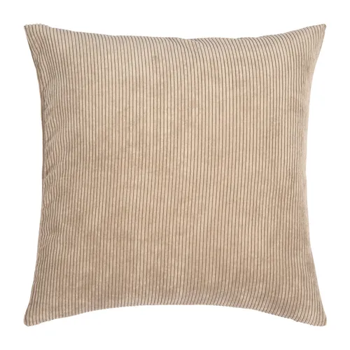 Pad Dekokissen "CASUAL", sand, 60x60 cm - Stylische Kissenhülle im modernen Cord-Design, perfekt für ein gemütliches Ambiente. Hochwertiges Material und pflegeleicht, ideal für jeden Wohnraum.
