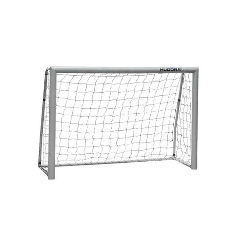Hudora Football Goal Expert 180 - Stabil und Wetterfest - Fussball und Ballspiele - Stabiler, pulverbeschichteter Stahlrahmen mit einfacher Netzinstallation und wetterfestem Polyester-Netz, ideal für Kinder ab 3 Jahren.