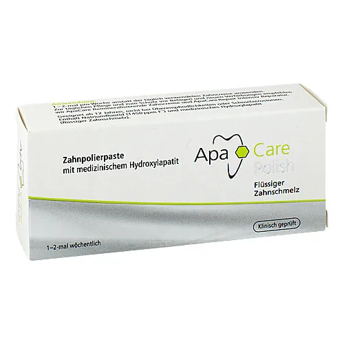 Apacare Polish Zahnpolierpaste 20 ml - Zahnpasten, effektive Zahnpolierpaste für ein strahlendes Lächeln und sanfte Zahnaufhellung.