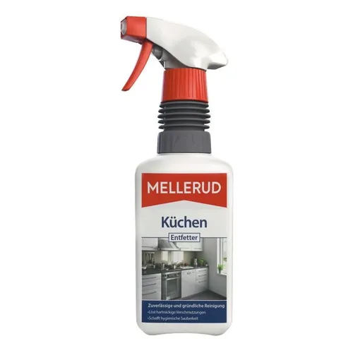 MELLERUD Küchen Fettlöser 0,5 l - Effektiver Haushaltsreiniger für fettige Küchenoberflächen, entfernt mühelos hartnäckige Fettablagerungen und sorgt für hygienische Sauberkeit.