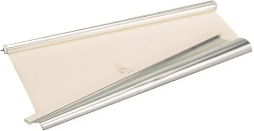 Remisun Fensterrollo - Fenster & Luken, elegantes silbernes Fensterrollo für stilvolle Innenräume, bietet optimalen Sichtschutz und Lichtregulierung.