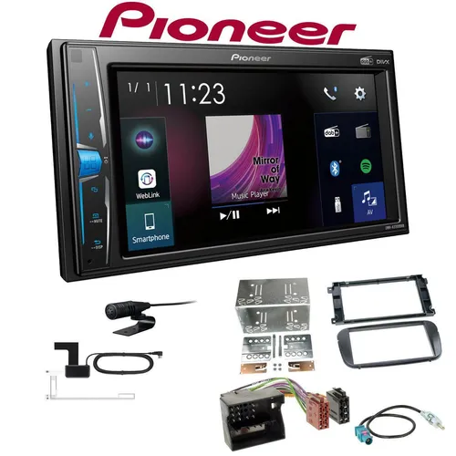 Pioneer Autoradio Bluetooth DAB+ für Ford Focus II Facelift 2008-2010 - 2-DIN Autoradio mit Bluetooth und DAB+, bietet erstklassigen Sound und ist kompatibel mit iPod/iPhone sowie Spotify. Ideal für Ford Focus II (2008-2010)!