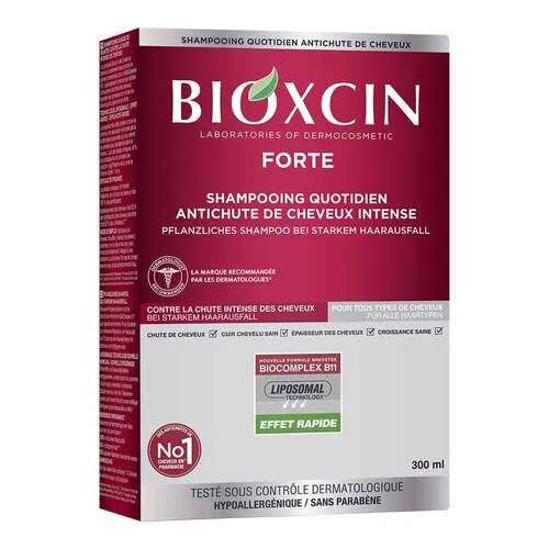 Bioxcin Forte Shampoo gegen intensiven Haarausfall - Shampoo zur Stärkung der Haarwurzeln, fördert das Haarwachstum und reduziert Haarausfall effektiv.