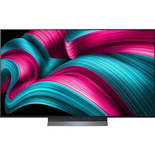 LG OLED55C5ELB 55" 4K OLED Fernseher - Erlebe atemberaubende Bildqualität mit dem 55" OLED Fernseher, der lebendige Farben und tiefes Schwarz für ein unvergleichliches Seherlebnis bietet.