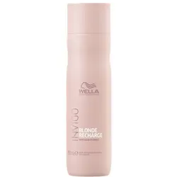 Wella Invigo Blond Recharge Cool Blonde Color Refreshing Shampoo 250ml - Shampoos - Frischt die Leuchtkraft von Blondtönen auf, verhindert Gelbstich und sorgt für geschmeidiges Haar. Ideal für coloriertes und aufgehelltes Blond.