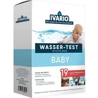 Ivario Wassertest Baby 19 Prüfwerte - Wasserkocher mit umfassendem Wassertest für Babys, analysiert 19 Parameter inklusive Schwermetalle und Mineralien, ideal für sichere Babynahrung.