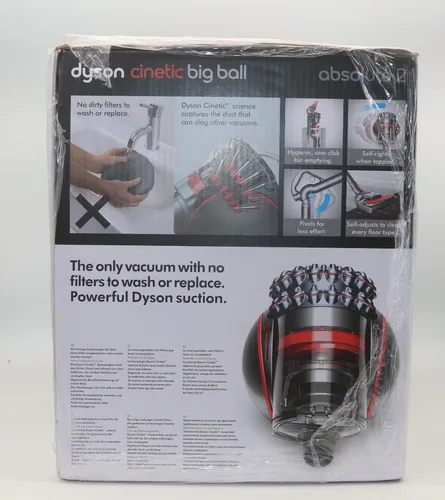 Dyson Cinetic Big Ball Absolute 2 - Leistungsstarker Bodenstaubsauger mit Selbstaufrichtfunktion, ideal für alle Bodenarten und hygienisches Entleeren