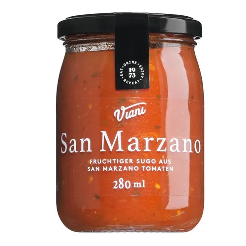  Viani Sugo San Marzano Tomaten DOP fruchtige Tomatensauce 280ml 21,25 EUR/l