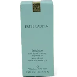 Estée Lauder Enlighten Dark Spot Correcting Nachtserum 75 ml - Tagespflege für alle Hauttypen, reduziert effektiv dunkle Flecken und sorgt für einen ebenmäßigen Teint über Nacht.