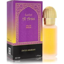 Swiss Arabian Leilat Al Arais Eau de Parfum Spray 50 ml - Exquisites Eau de Parfum mit orientalischen Noten, ideal für besondere Anlässe. Der 50 ml Spray vereint Eleganz und langanhaltenden Duft.