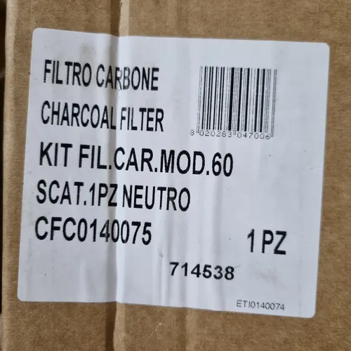 Elica CFC0140075 Aktiv-Kohlefilter - Aktivkohle-Filter für Dunstabzugshauben, sorgt für frische Luft und effektive Geruchsbekämpfung in Ihrer Küche.