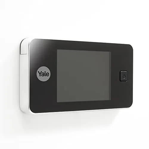 Yale Digitaler Türspion 45-5800-1443-00-6001 - Türspion mit Live-Ansicht und 105-Grad-Blickwinkel, ideal für Sicherheit und Komfort in jedem Zuhause. Hochwertige Kamera und flexibles Design für Türen von 38 bis 110 mm.