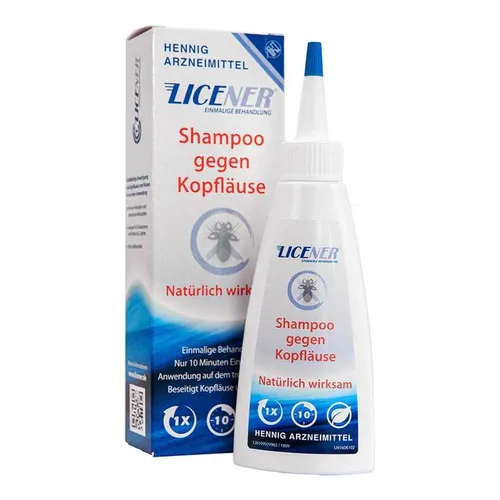 Licener Shampoo gegen Kopfläuse und Nissen - Shampoo zur effektiven Bekämpfung von Kopfläusen in nur 10 Minuten, sanft zur Kopfhaut und mit Neem-Extrakt für zuverlässige Ergebnisse.