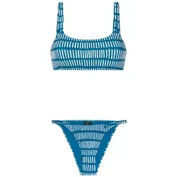 Protest Triangel-Bikini PRTClue in Surfing Blue, Größe S/36 - Stylischer Triangel-Bikini für den perfekten Strandlook. Mit herausnehmbaren Softcups und einem komfortablen Material-Mix aus 82% Polyamid und 18% Elasthan.