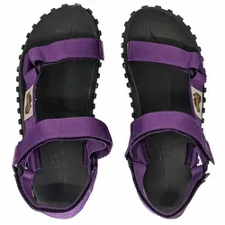 Gumbies Sandale Scrambler Damen - Größe 41 in Purple/Schwarz - Wanderschuhe für aktive Frauen, vegan und rutschfest, ideal für entspanntes Wandern und Spaziergänge im Freien.