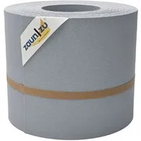 zaun|zu® Sichtschutz Premium Zaunblende Fenstergrau, 26m - Sichtschutz für Doppelstabmattenzaun, genarbte Struktur für modernes Design, einfache Montage ohne Clips und effektiver Windschutz.