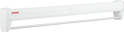 Leifheit Wandtrockner Telegant 36 Protect Plus - Ausziehbarer Wandwäschetrockner mit 3,60 m Trocknungsfläche, platzsparend und umweltfreundlich