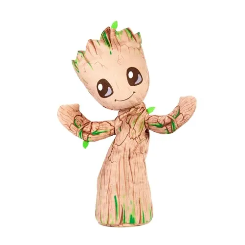 Mattel Marvel Plüschfigur, Tanzender Groot – Kuscheltier mit Musik und Tanz - Der ca. 33 cm große Tanzende Groot begeistert mit Musik und witzigen Sprüchen! Ideal für Kinder ab 3 Jahren und Sammler. Ein tolles Geschenk für Marvel-Fans und eine kreative Bereicherung jeder Spielzeugkollektion.