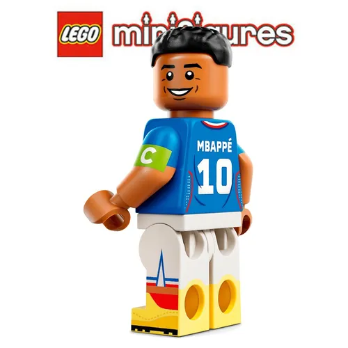VVK LEGO® Editions Football: 43013 Kylian Mbappé - Entdecke das vollständige Set mit 490 Teilen, das den berühmten Fußballstar Kylian Mbappé darstellt. Ideal für kreative Bauprojekte und Fans ab 10 Jahren. Perfekt für spannende Fußballmomente!
