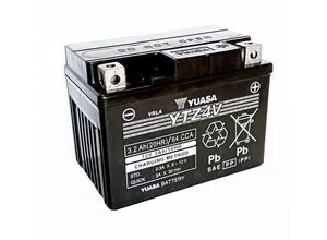 Yuasa YTZ4V Motorradbatterie 12 V 3 Ah - Kfz & Fahrrad - Wartungsfreie Hochleistungsbatterie mit viel Leistung, ideal für zuverlässigen Start und längere Lebensdauer.
