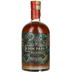 Don Papa Masskara Rum 40% - Weich und fruchtig mit zarten Honignoten, ideal für feierliche Anlässe und Genussmomente