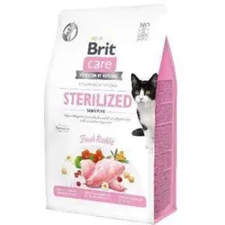 RIT Care Cat getreidefrei sterilisiert Sensitive 2kg - Hypoallergen, ideal für empfindliche Katzen, Rabatt-Code BRIT-5 für 5% Rabatt!
