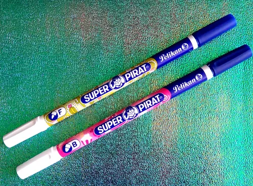 Pelikan Tintenlöscher Super-Pirat 850 - 6 Stück, farblich sortiert, ideal zum Löschen blauer Tinte und für feine Korrekturen