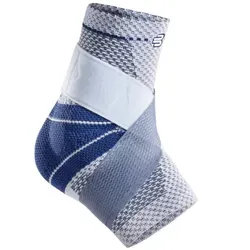 MalleoTrain Plus Aktivbandage rechts Gr. 1, titan - Bandage für das Sprunggelenk mit Sensomotorik-Unterstützung und Wechseldruckmassage für bessere Stabilität und schnellere Genesung im Alltag.