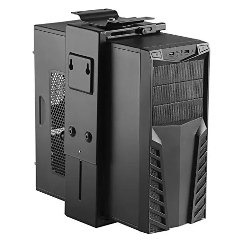 HumanCentric Verstellbare PC-Halterung und CPU-Halterung, PC-Halter unter dem Schreibtisch, Computerhalterung, passend für die meisten PC- oder Computergehäuse, Turmhalterung, PC-Untertischhalterung