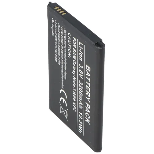 AccuCell Nachbau Akku für Samsung Galaxy Note 3 & Note III, 3200mAh mit NFC - Hochwertiger Nachbau Akku für Samsung Galaxy Note 3 & Note III mit 3200mAh Kapazität und integriertem NFC. Ideal für eine zuverlässige Energieversorgung Ihres Smartphones.