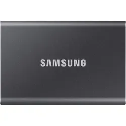 Samsung Portable T7 Titan Grey 1 TB - Schnelle externe SSD - Externe SSD mit 1 TB Speicher, blitzschnellen Übertragungsraten und robustem Design für maximale Mobilität und Datensicherheit.