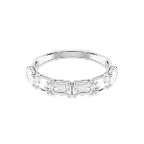 Swarovski Millenia Armreif – Eleganz mit Oktagon-Schliff - Armbänder für Damen, rhodiniert und mit klaren Kristallen im Oktagon-Schliff, perfekt für einen strahlenden Look tagsüber oder abends.