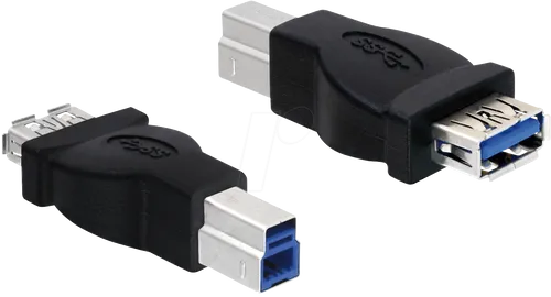 Delock Adapter USB 3.0-B Stecker > USB 3.0 A-Bu - Hochgeschwindigkeits-USB-Adapter, ideal für schnelle Datenübertragungen